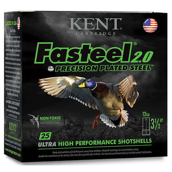 Ammunition Kent Cartridge 1 1/4 oz 12Gauge KENT K123FS361  FASTSTL20 12 3IN  1     11/4 25/10 • Model: 1 1/4 oz